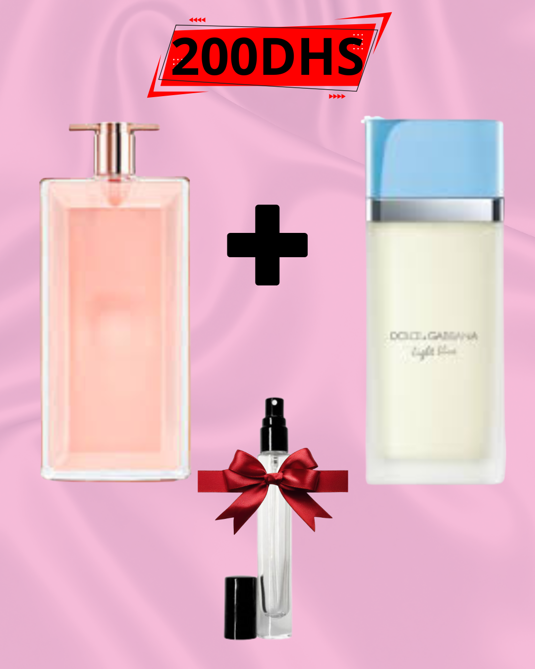 PACK IDOLE 10ML D&G LIGHT BLUE 10ML DECANTE FABOOOR