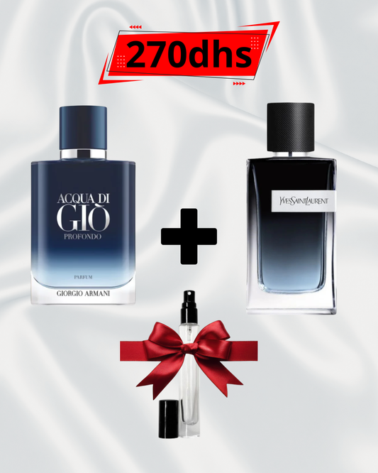 PACK 10ML Y EDP 10ML AQUA DI GIO PROFONDO DECANTE FABOR
