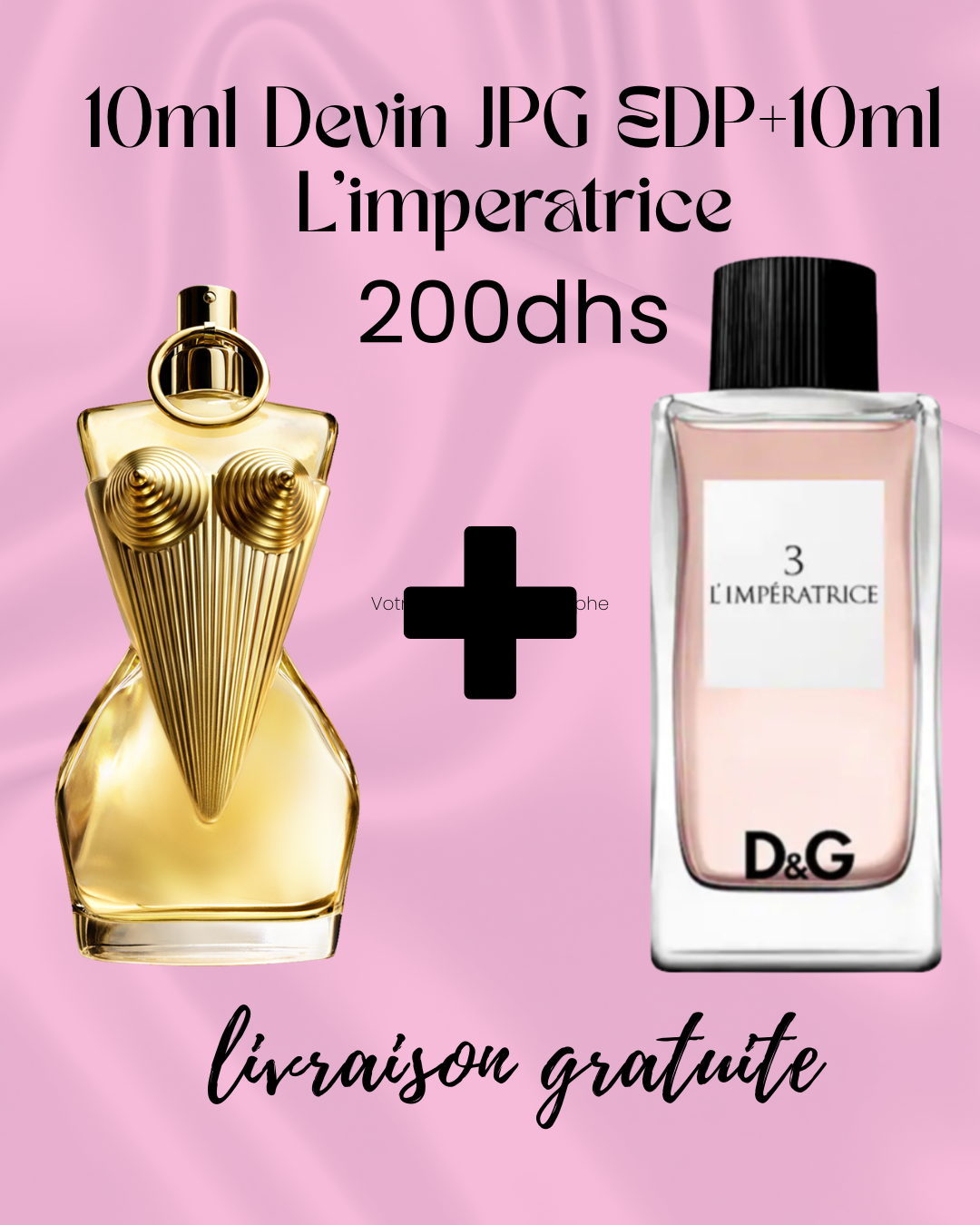 10ml Devin JPG EDP +10ml l'imperatrice